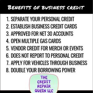 💡BUSINESS CREDIT BENEFITS💡